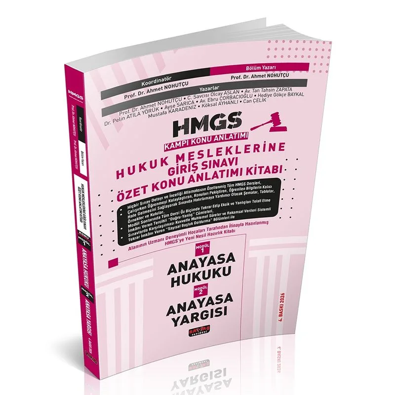 HMGS Özet Konu Anlatımı Anayasa Hukuku Anayasa Yargısı