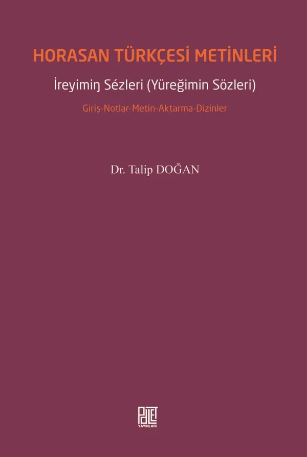 Horasan Türkçesi Metinleri