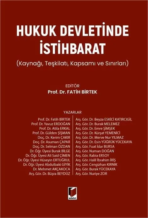 Hukuk Devletinde İstihbarat