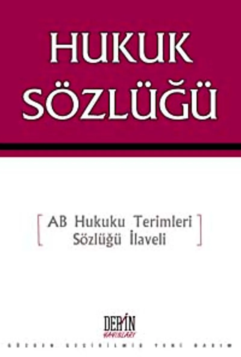 Hukuk Sözlüğü