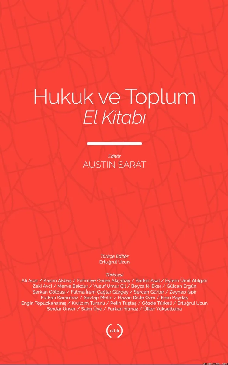 Hukuk ve Toplum El Kitabı