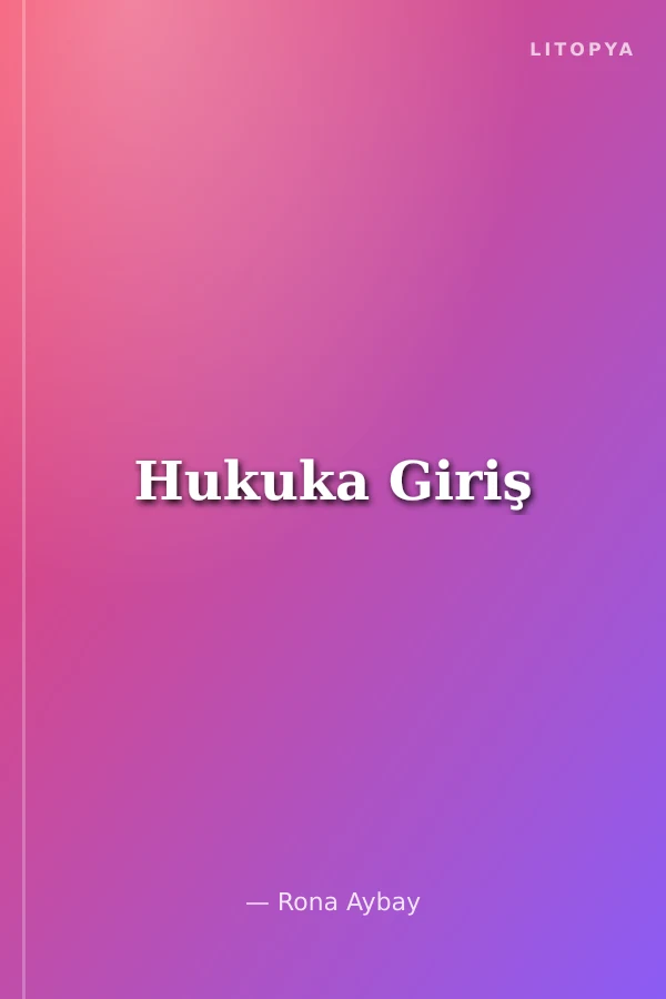 Hukuka Giriş