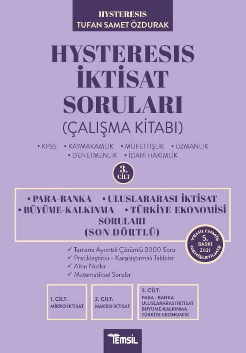Hysteresis İktisat Soruları Son Dörtlü Para Banka - Uluslararası İktisat - Büyüme Kalkınma - Türkiye Ekonomisi