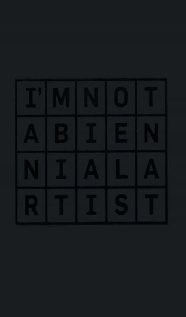 I'm Not A Bienal Artist