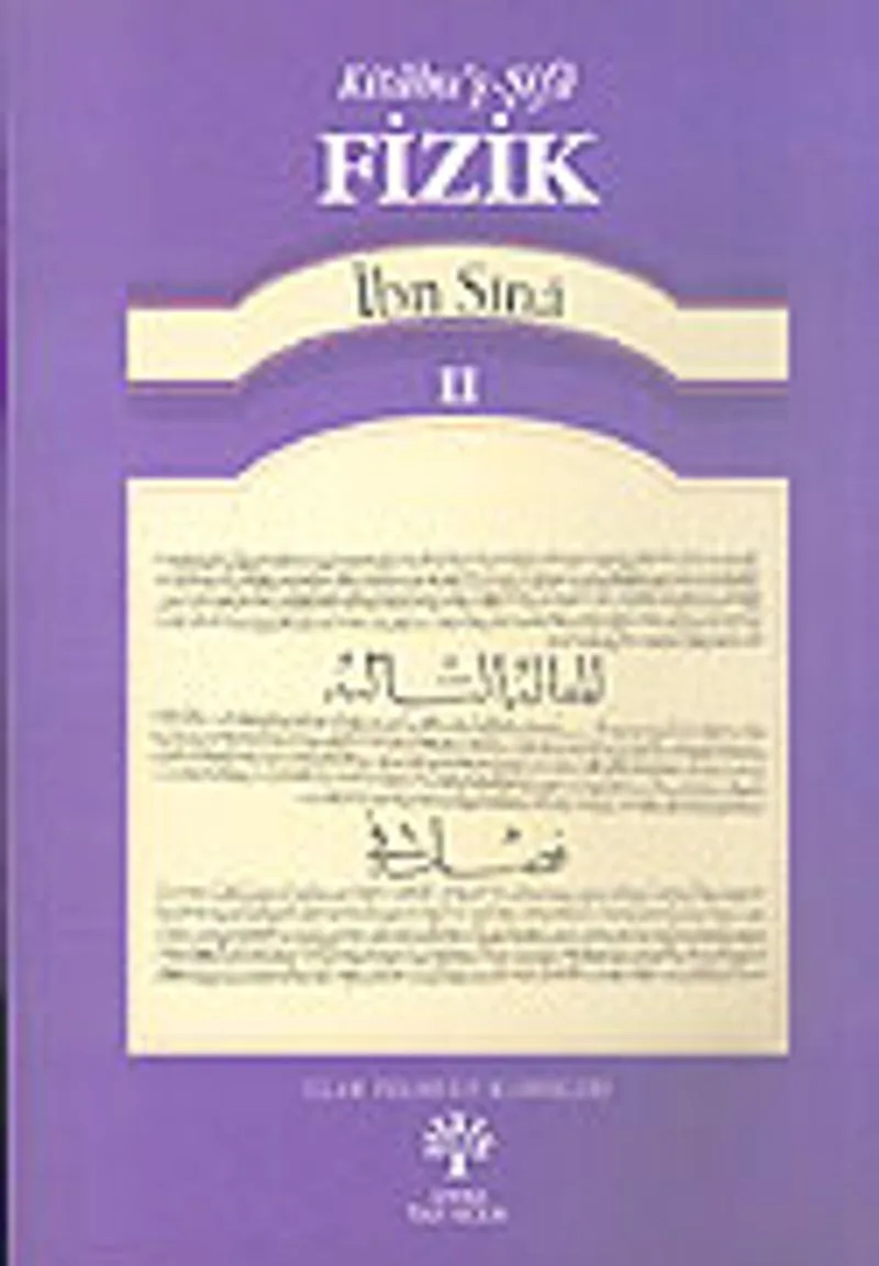 İbn Sina Kitabu'ş Şifa: Fizik 2
