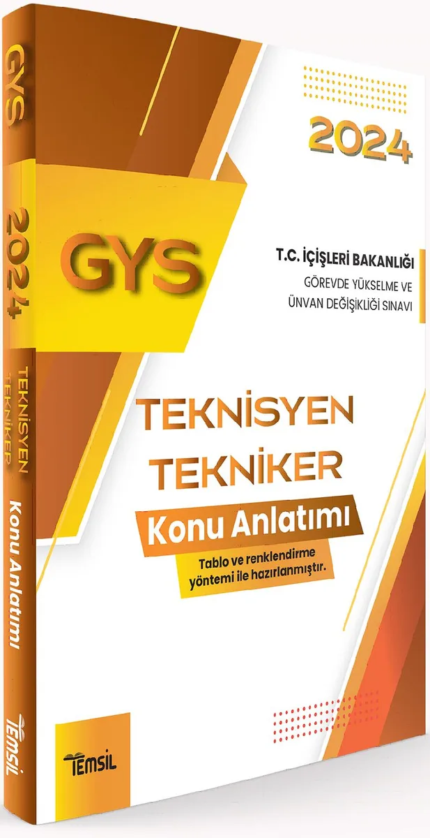 İçişleri Bakanlığı Görevde Yükselme ve Ünvan Değişikliği Sınavı Teknisyen Tekniker Konu Anlatımı