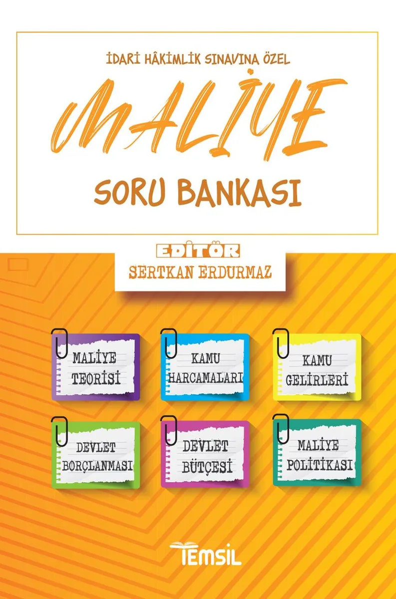 İdari Hakimlik Sınavına Özel Maliye Soru Bankası