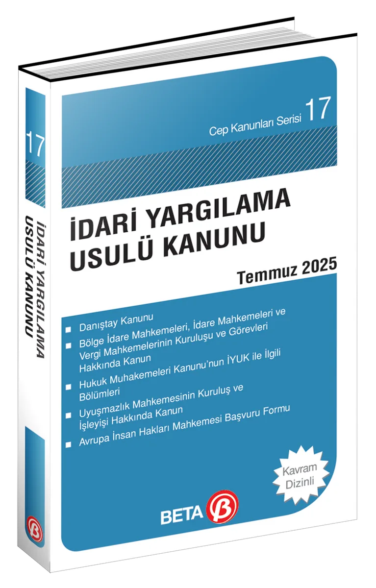 İdari Yargılama Usulü Kanunu Cep (Temmuz 2025)