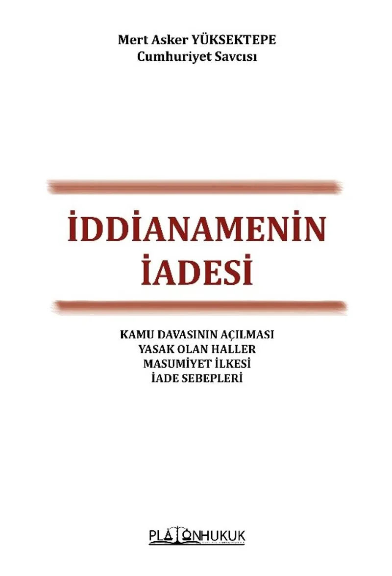 İddianamenin İadesi
