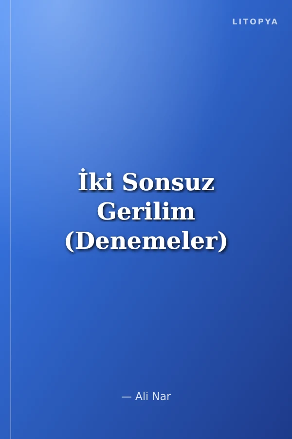 İki Sonsuz Gerilim (Denemeler)