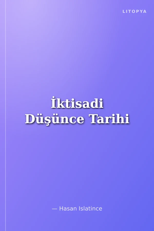 İktisadi Düşünce Tarihi