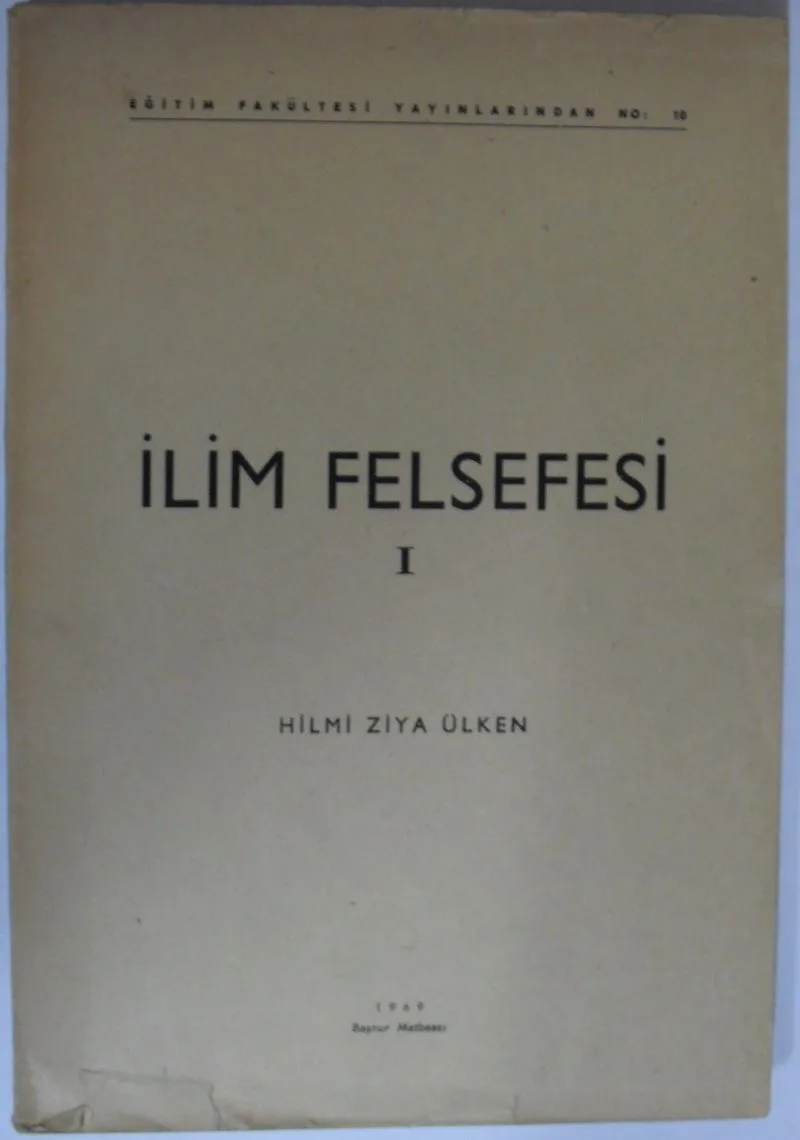 İlim Felsefesi - I Kod: 12-B-28