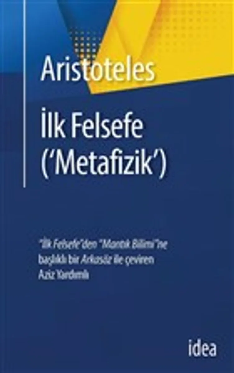 İlk Felsefe (‘Metafizik')