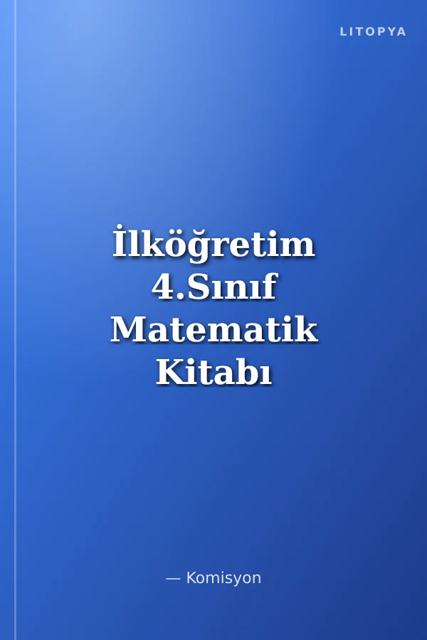 İlköğretim 4.Sınıf Matematik Kitabı + İnteraktif Cd