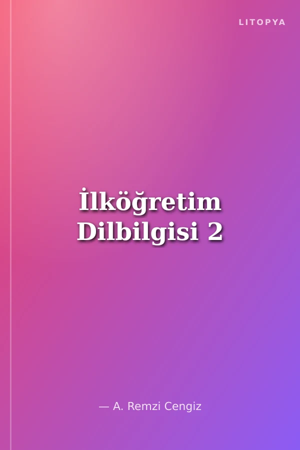 İlköğretim Dilbilgisi 2
