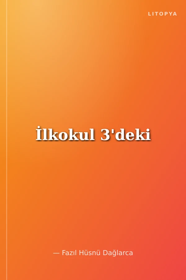 İlkokul 3'deki
