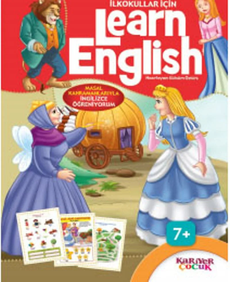 İlkokullar İçin Learn English-Kırmızı