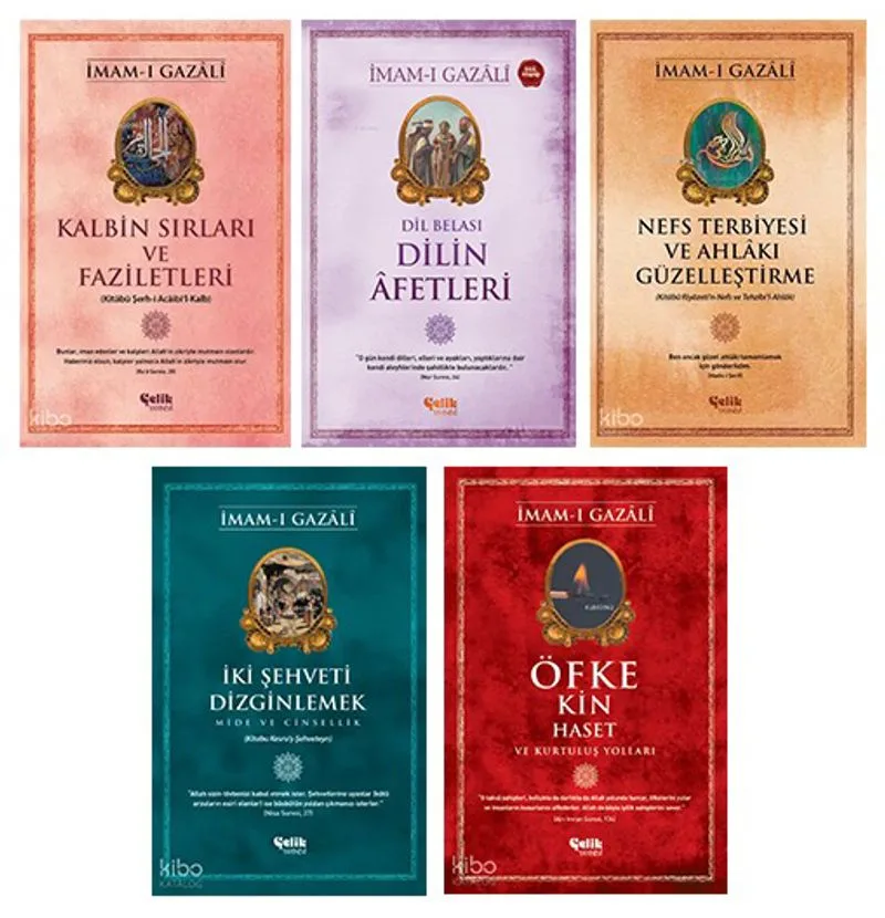 İmam Gazali Ahlakı Güzelleştirme Seti (5 Kitap)