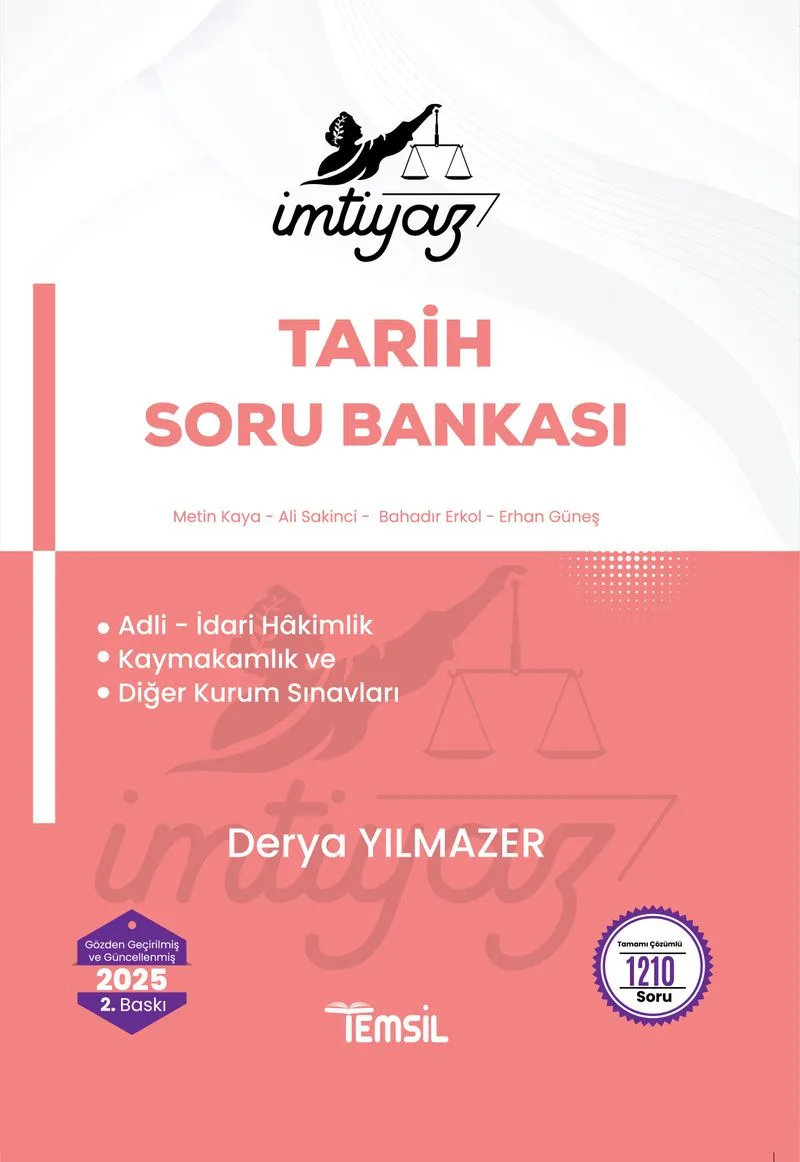 İmtiyaz Adli İdari Hakimlik Tarih Soru Bankası