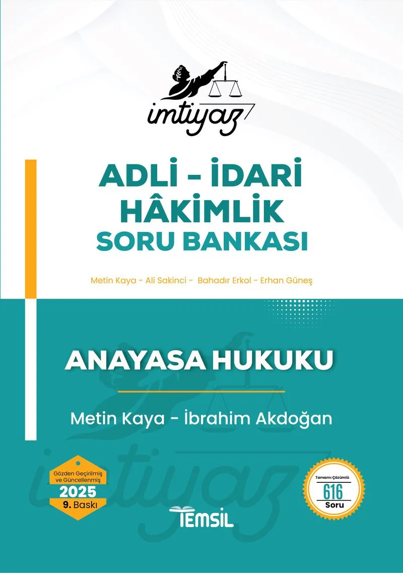 İmtiyaz Anayasa Hukuku Soru Bankası