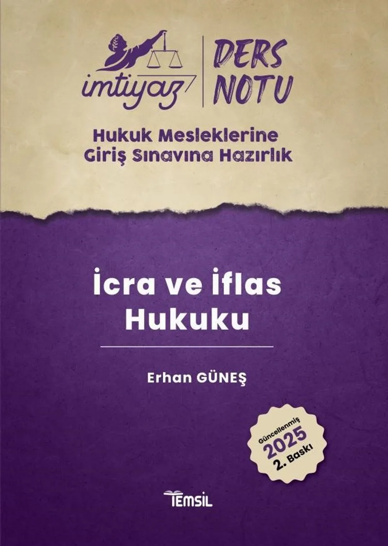İmtiyaz HMGS Ders Notları İcra ve İflas Hukuku