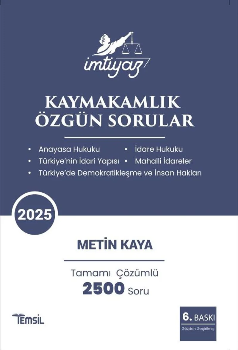 İmtiyaz Kaymakamlık Özgün Sorular