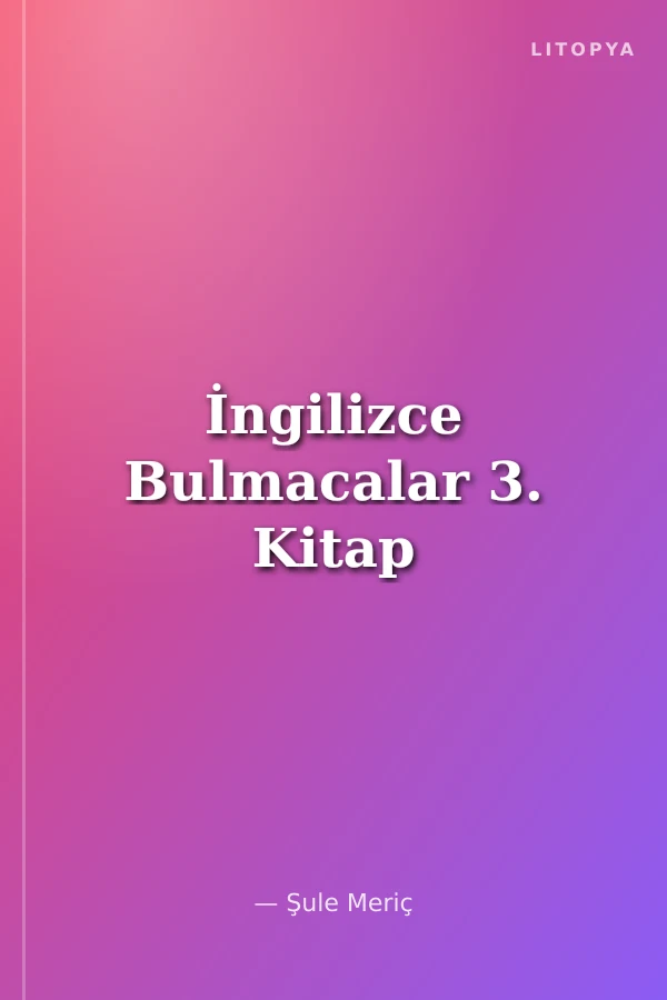 İngilizce Bulmacalar 3. Kitap