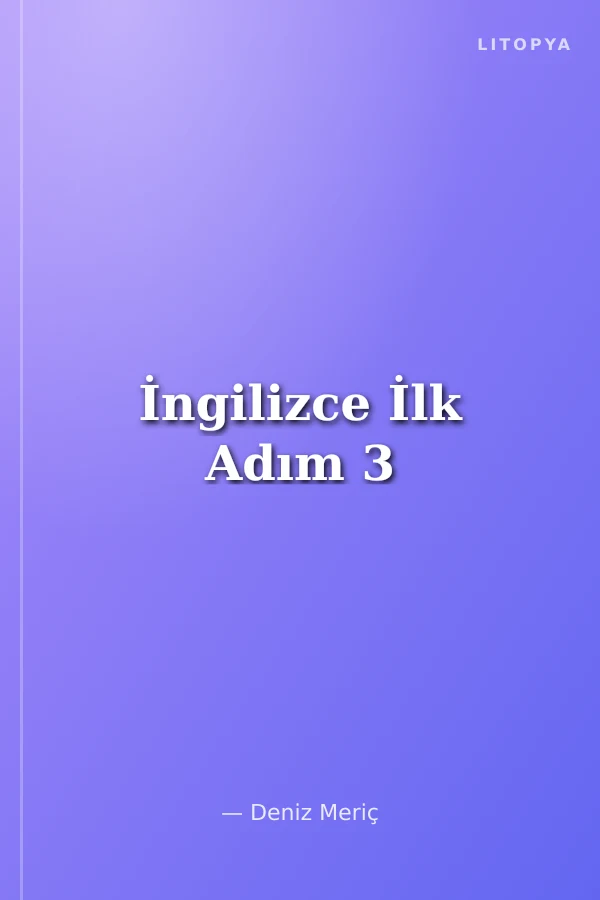 İngilizce İlk Adım 3