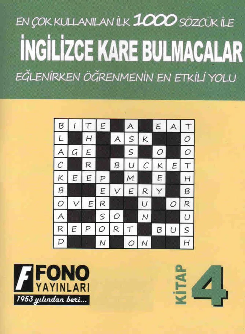 İngilizce Kare Bulmacalar 4