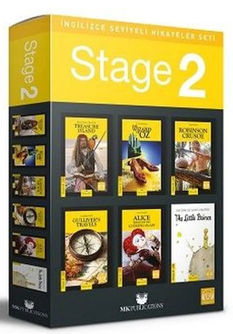 İngilizce Seviyeli Hikayeler Seti - Stage 2