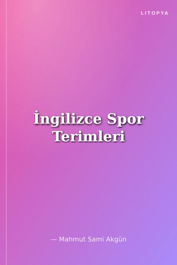 İngilizce Spor Terimleri