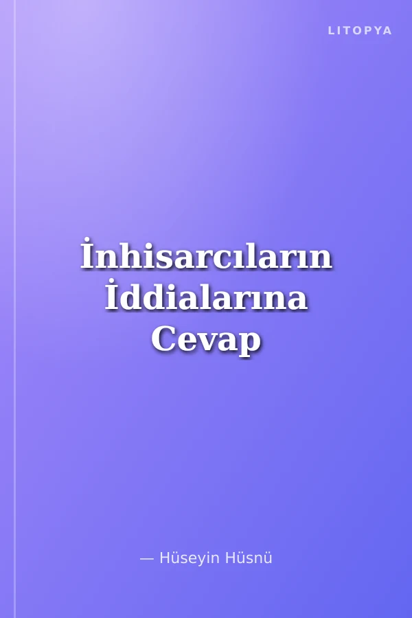 İnhisarcıların İddialarına Cevap