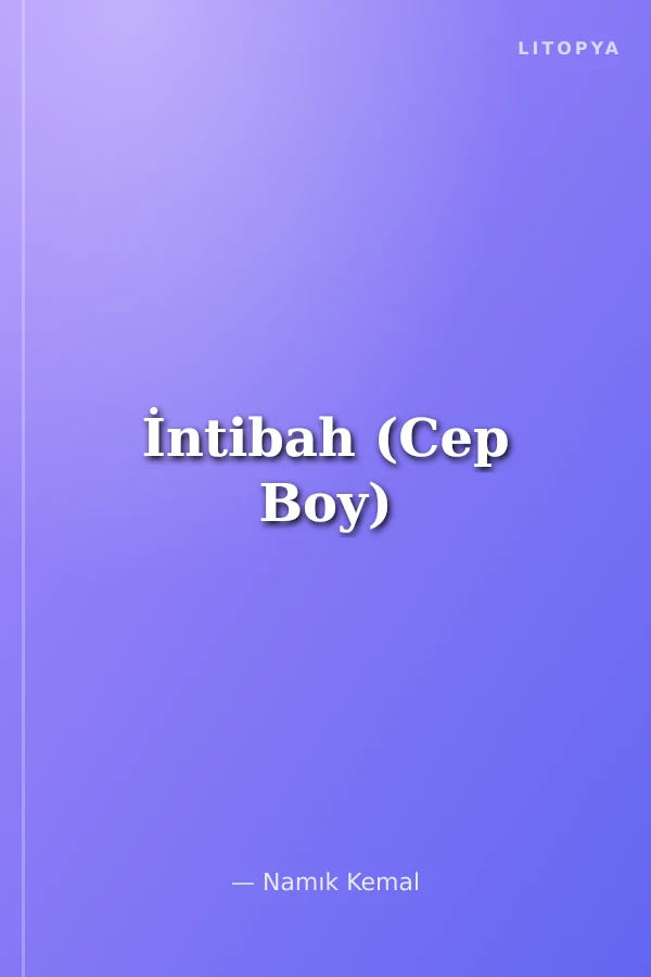 İntibah (Cep Boy)
