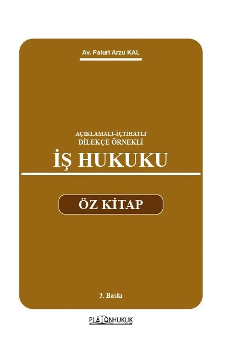 İş Hukuku (Öz Kitap)