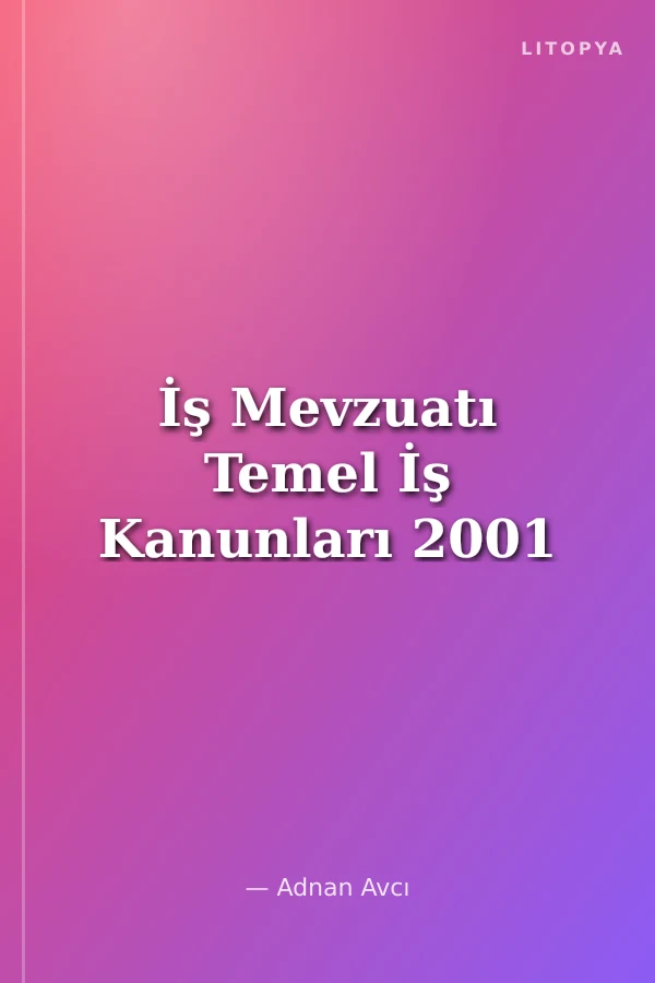 İş Mevzuatı Temel İş Kanunları 2001