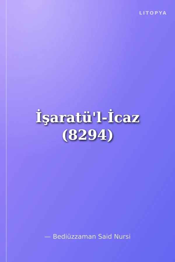 İşaratü'l-İcaz (8294)
