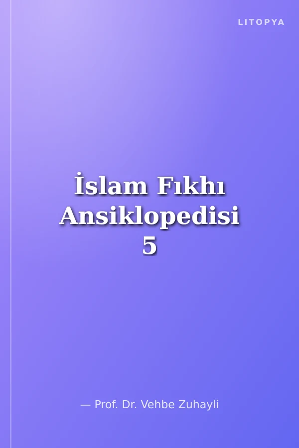 İslam Fıkhı Ansiklopedisi 5