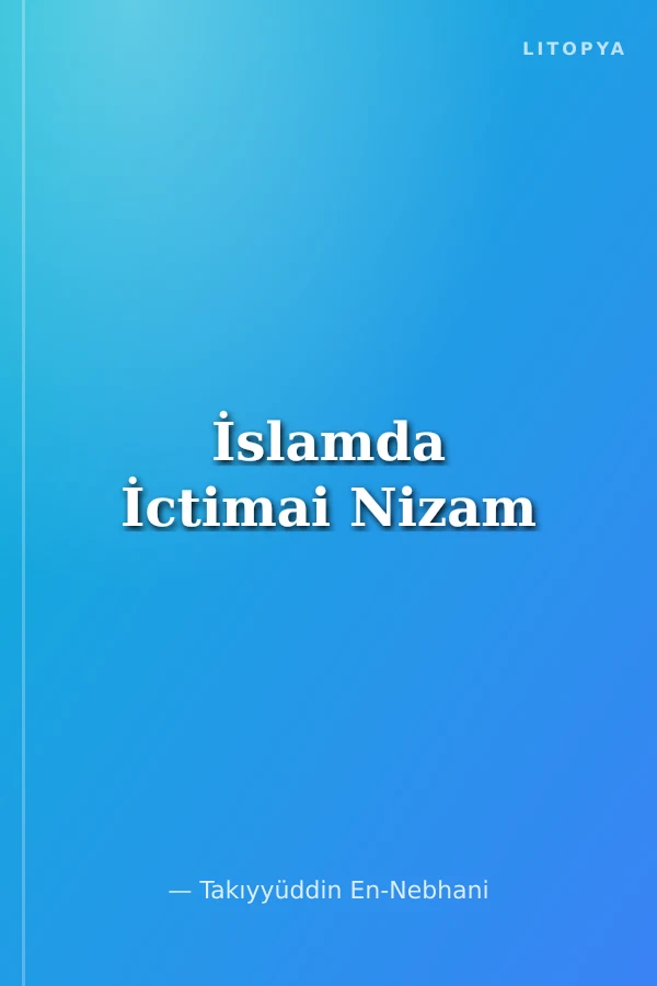 İslamda İctimai Nizam