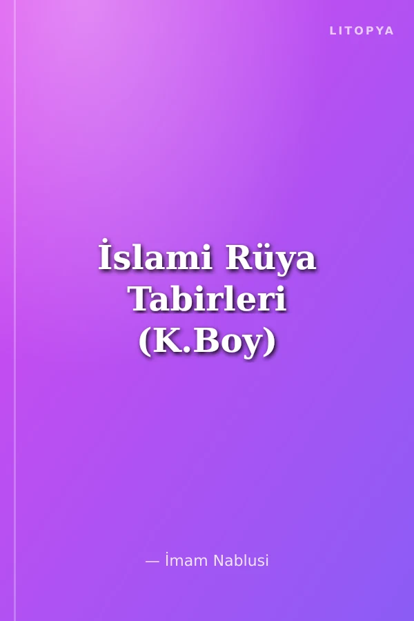 İslami Rüya Tabirleri (K.Boy)