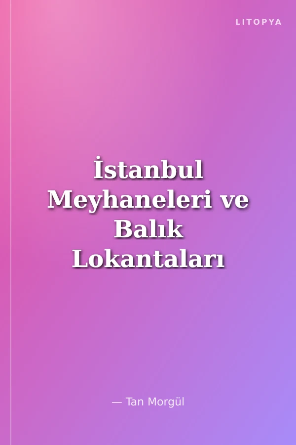 İstanbul Meyhaneleri ve Balık Lokantaları Meyhanes and Fish Restaurants of İstanbul