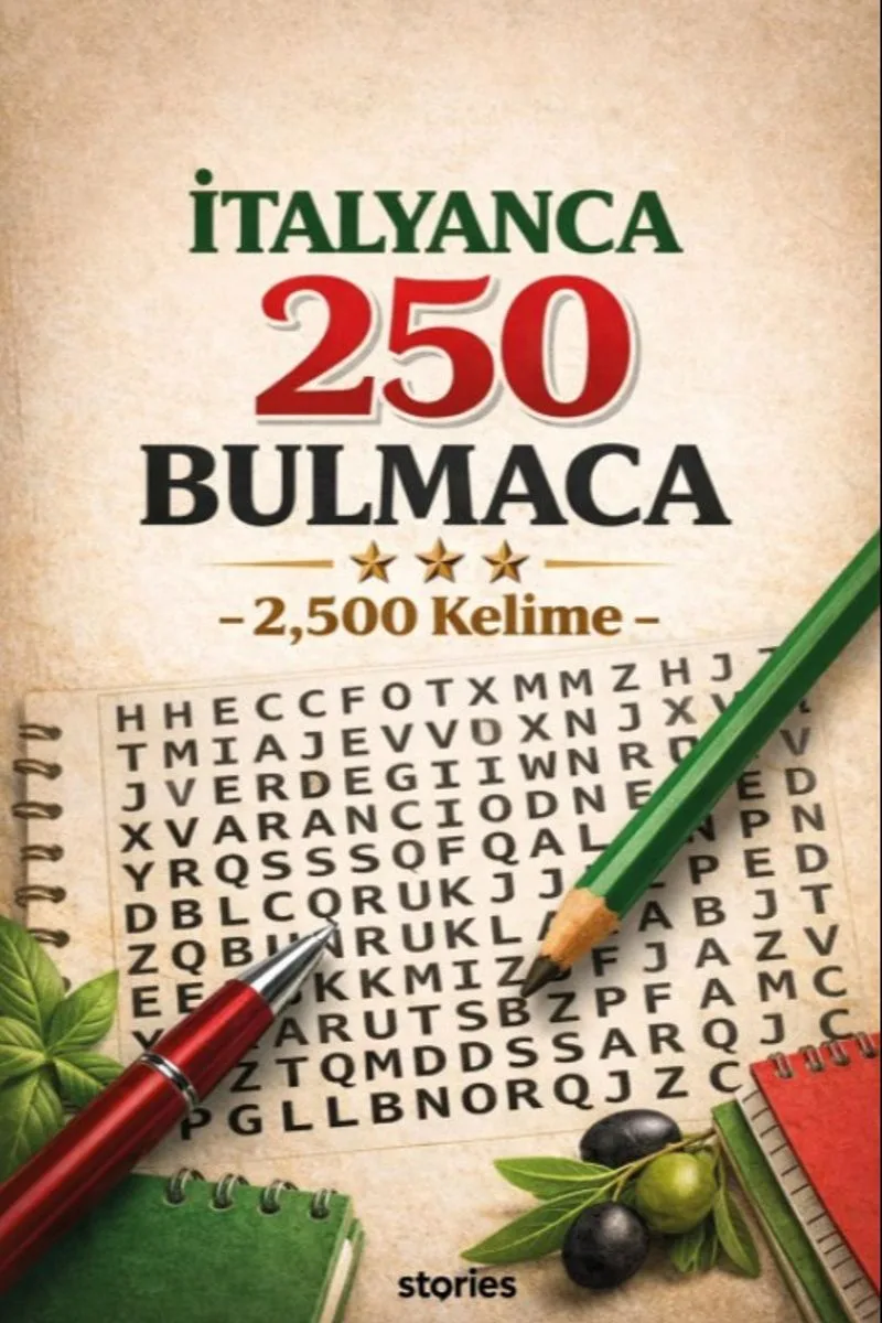 İtalyanca 250 Bulmaca -2,500 Kelime-