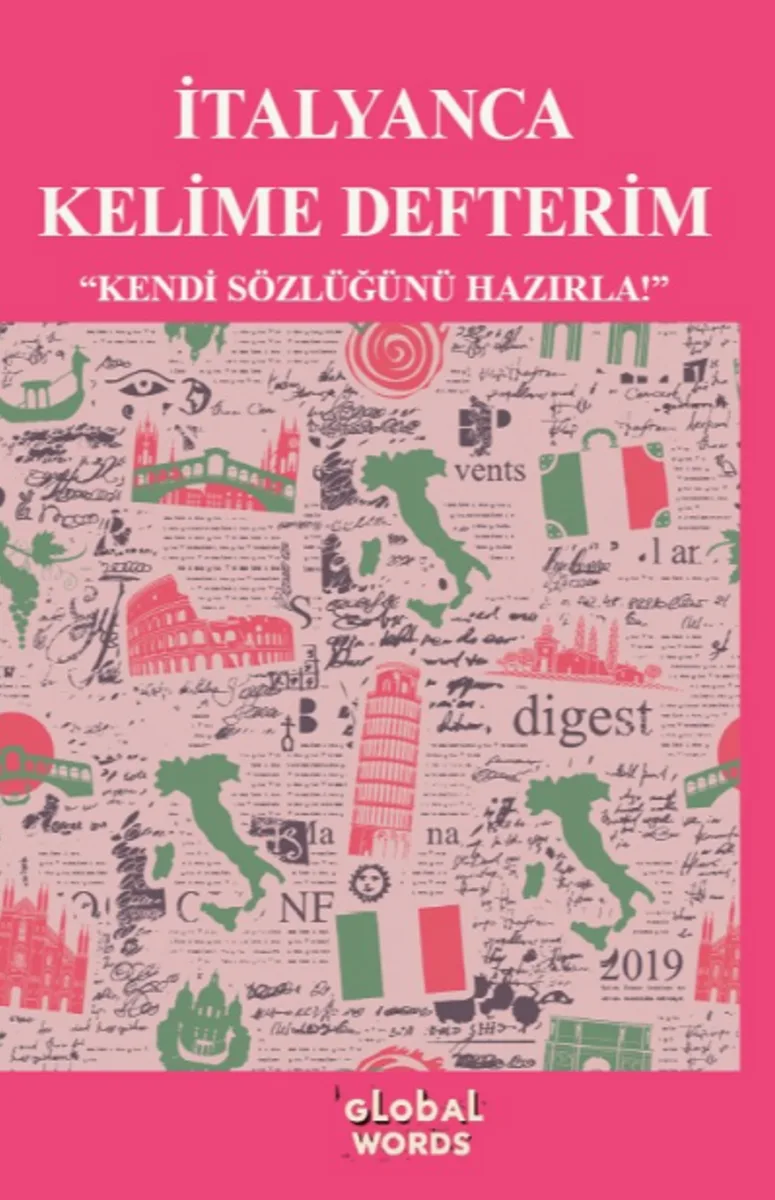 İtalyanca Kelime Defterim Kendi Sözlüğünü Hazırla
