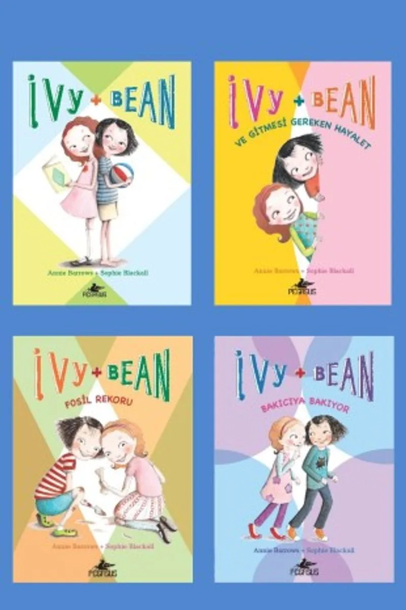 İvy Bean Serisi Takım Set (4 Kitap - Renkli Resimli)