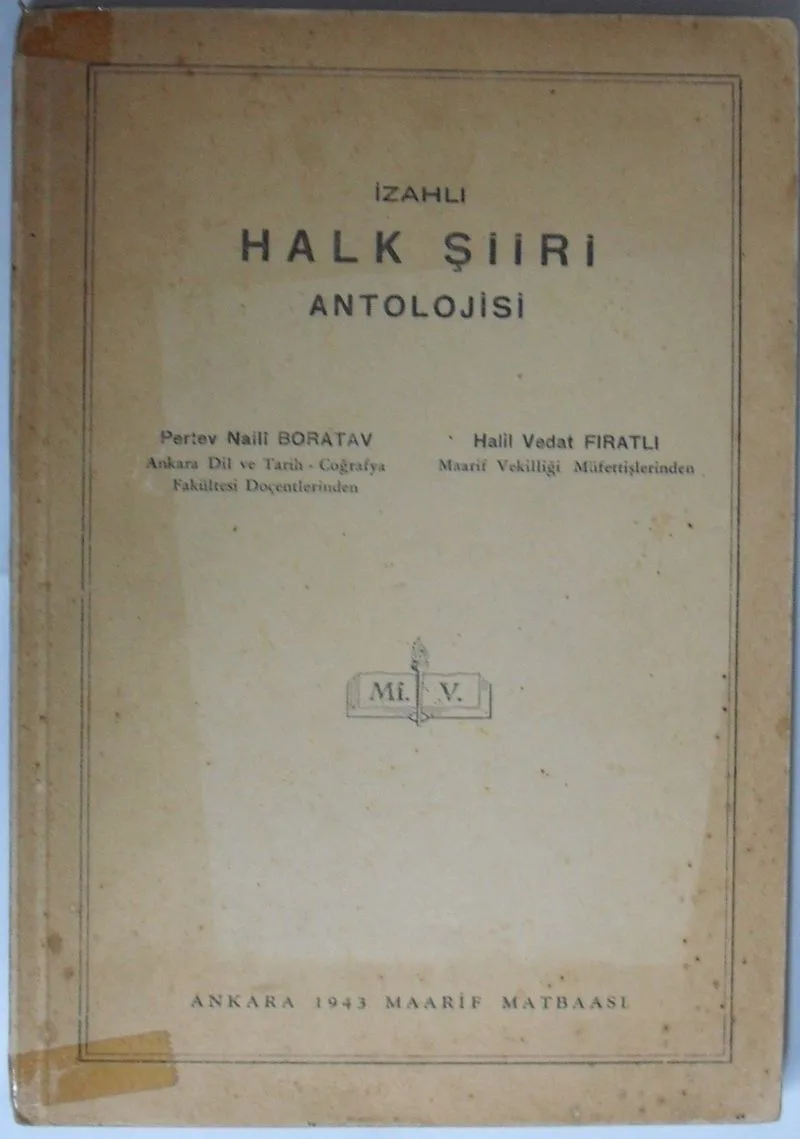 İzahlı Halk Şiiri Antolojisi (Kod:6-I-4)