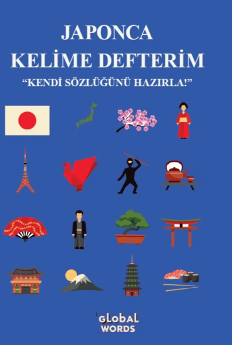 Japonca Kelime Defterim Kendi Sözlüğünü Hazırla