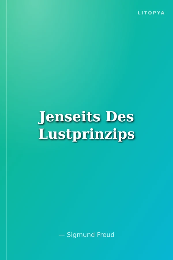 Jenseits Des Lustprinzips