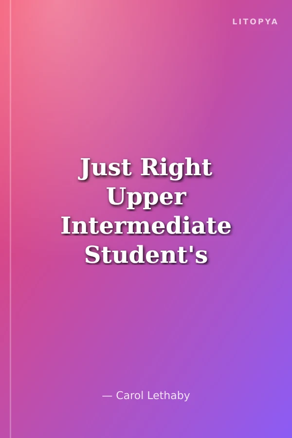 Just Right Upper Intermediate Student's Book