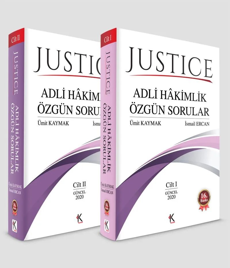Justıce Adli Hakimlik Özgün Sorular (2 Cilt)