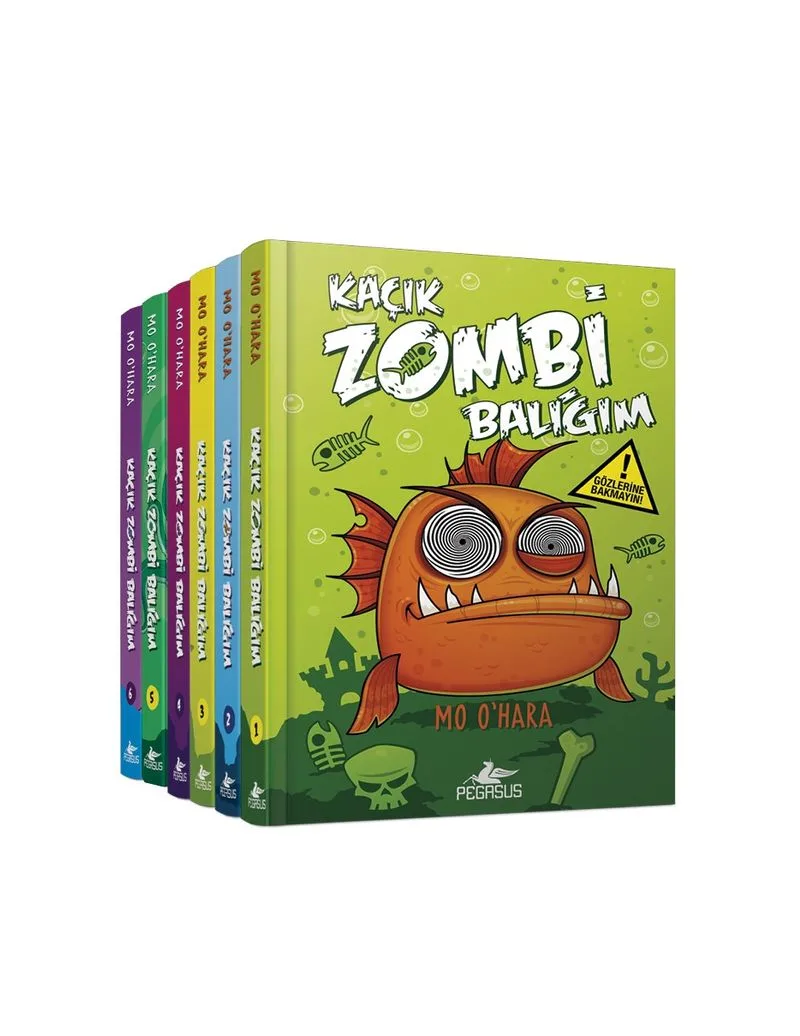 Kaçık Zombi Balığım Serisi Takım Set (Ciltli 6 Kitap)