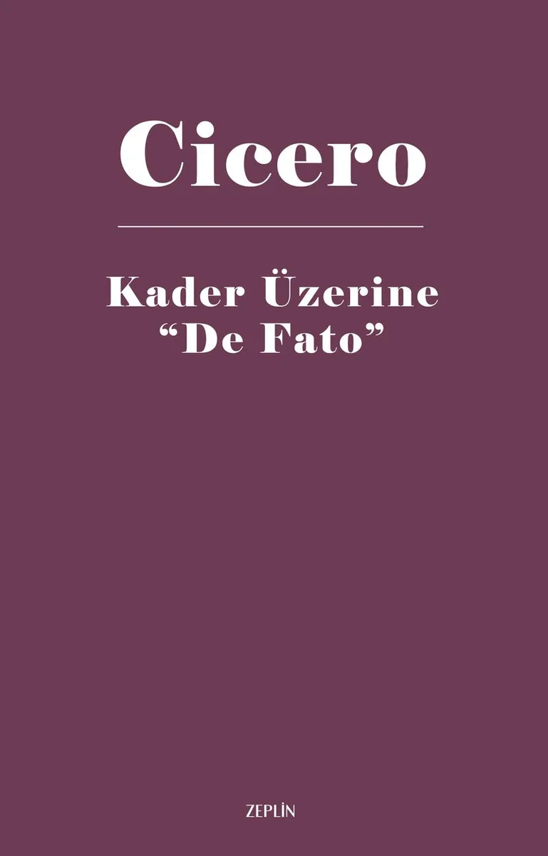 Kader Üzerine "De Fato"